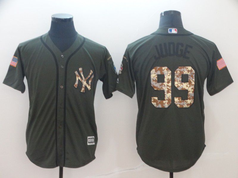 Men New York Yankees 99 Judge Green Game MLB Jerseys